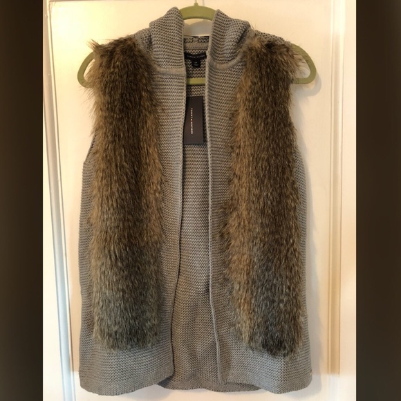 Tommy Hilfiger Jackets & Blazers - Faux Fur Sweater Vest!